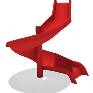 Attachment slide 270 degree PH 195cm, spiralled to right